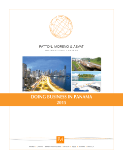 DOING BUSINESS IN PANAMA 2015