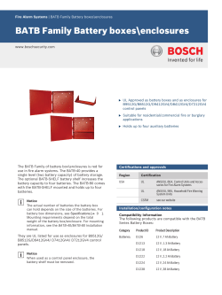 BATB Family Battery boxes\enclosures