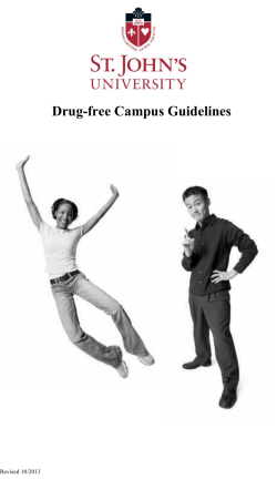 Drug-free Campus Guidelines
