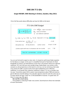EME ON 77.5 Ghz - moonbouncers.org