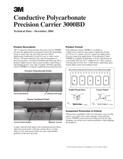 Conductive Polycarbonate Precision Carrier 3000BD