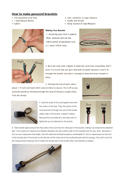 How to make paracord bracelets