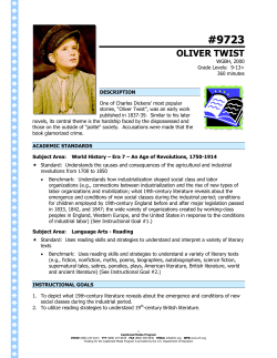 oliver twist - The Described and Captioned Media Program