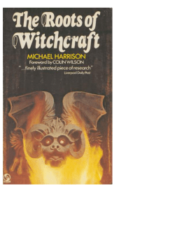 The Roots of Witchcraft By Michael Harrison