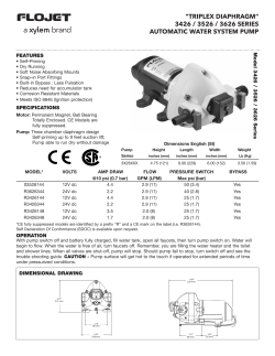 Technical Datasheet - Xylem Flow Control