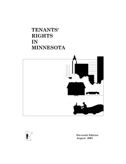 tenants` rights in minnesota