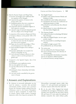 Answers and Explanations