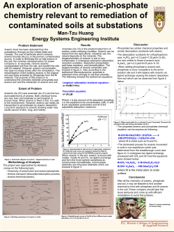An exploration of arsenic-phosphate chemistry relevant to