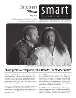 Shakespeare`s Othello - Bob Jones University