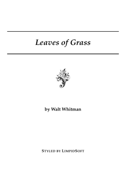 Leaves of Grass