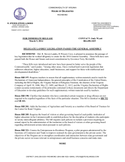 Louderback Chesapeake Bay Bill