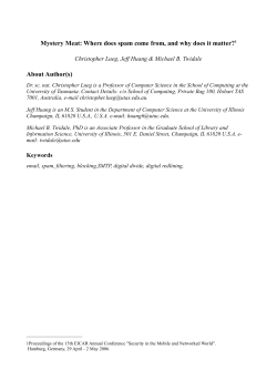 Mystery Meat: Where does spam come from, and