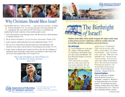 The Birthright of Israel - International Fellowship of Christians and