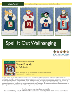 Spell It Out Wallhanging