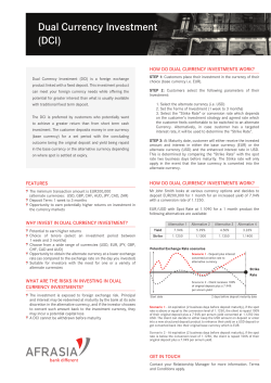 Dual Currency Investment (DCI)