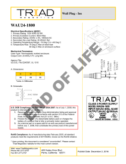 WAU24-1800 - Triad Magnetics