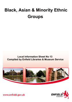 Black, Asian and Minority Ethnic Groups and EAL
