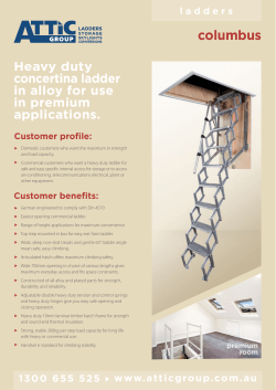 Columbus Ladder Brochure