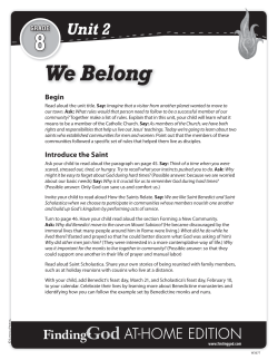 Unit 2 - Loyola Press