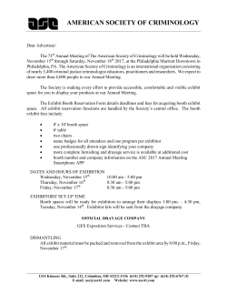 Advertising and Exhibitor Information