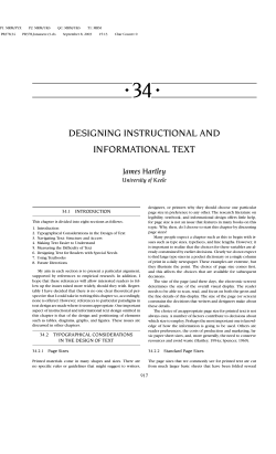 designing instructional and informational text