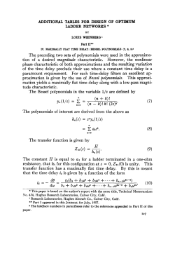 The preceding two sets of polynomials were used in the approxima