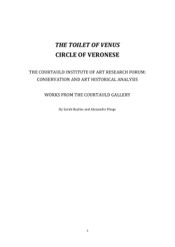 the toilet of venus circle of veronese
