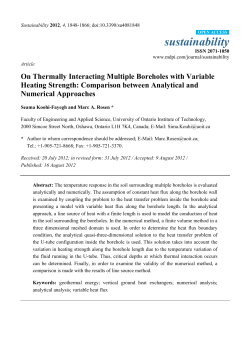 On Thermally Interacting Multiple Boreholes with Variable Heating