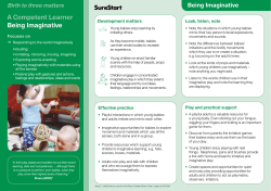 Being Imaginative - Foster Care Resources