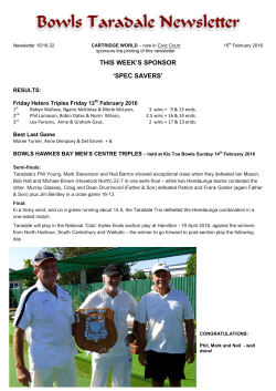 this week`s sponsor `spec savers`