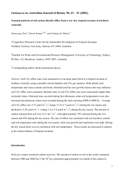 Seasonal patterns of soil carbon dioxide efflux in wet