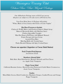 Signature Package - Warrington Country Club