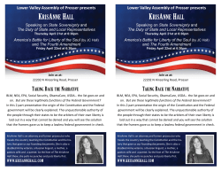 Prosser, WA April 2016