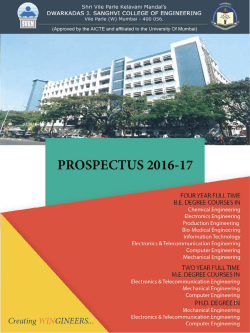 Prospectus - Dwarkadas J. Sanghvi College of Engineering