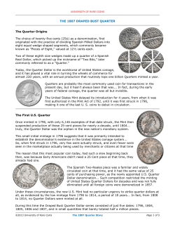The 1807 Quarter Story