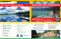 Tourism Development - Town of Rocky Mountain House