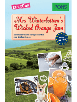 Mrs Winterbottom`s Wicked Orange Jam