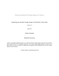 Princeton/Stanford Working Papers in Classics