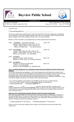 Kinder Letter 2016 for Webpage - Bayview Public School