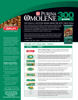 Omolene 300 Sell Sheet