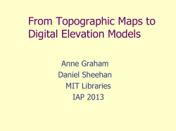 Digital Elevation Models