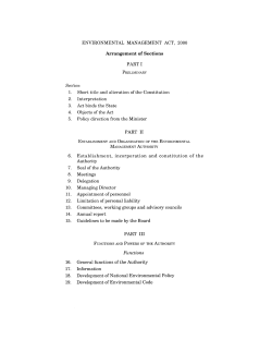 Environmental Management Act, 2000