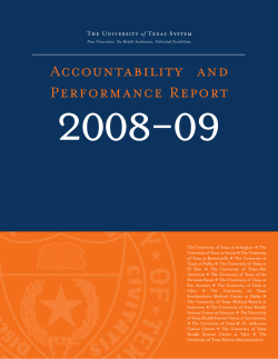 Accountability and Performance Report