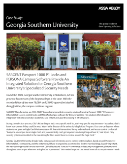 Georgia Southern University - PERSONA Campus