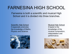 farnesina high school - Liceo Statale Farnesina