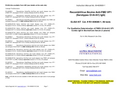 Elisa kits Manual - Alpha Diagnostic International