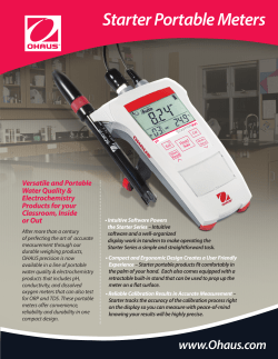 Starter Portable Meters