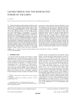Geoneutrinos and the radioactive power of the Earth