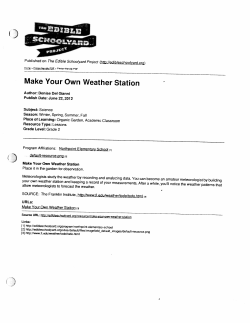 Make Your Own Weather Station
