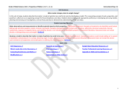 Properties of Matter - State of New Jersey